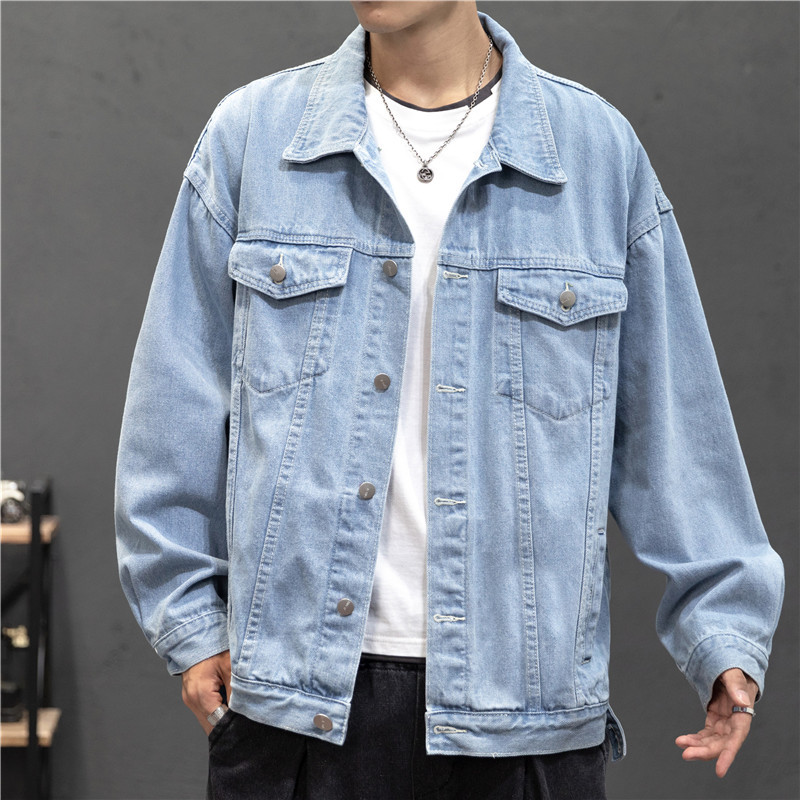 Bomber Jacket Men - New Denim Jacket Men Vintage Jean