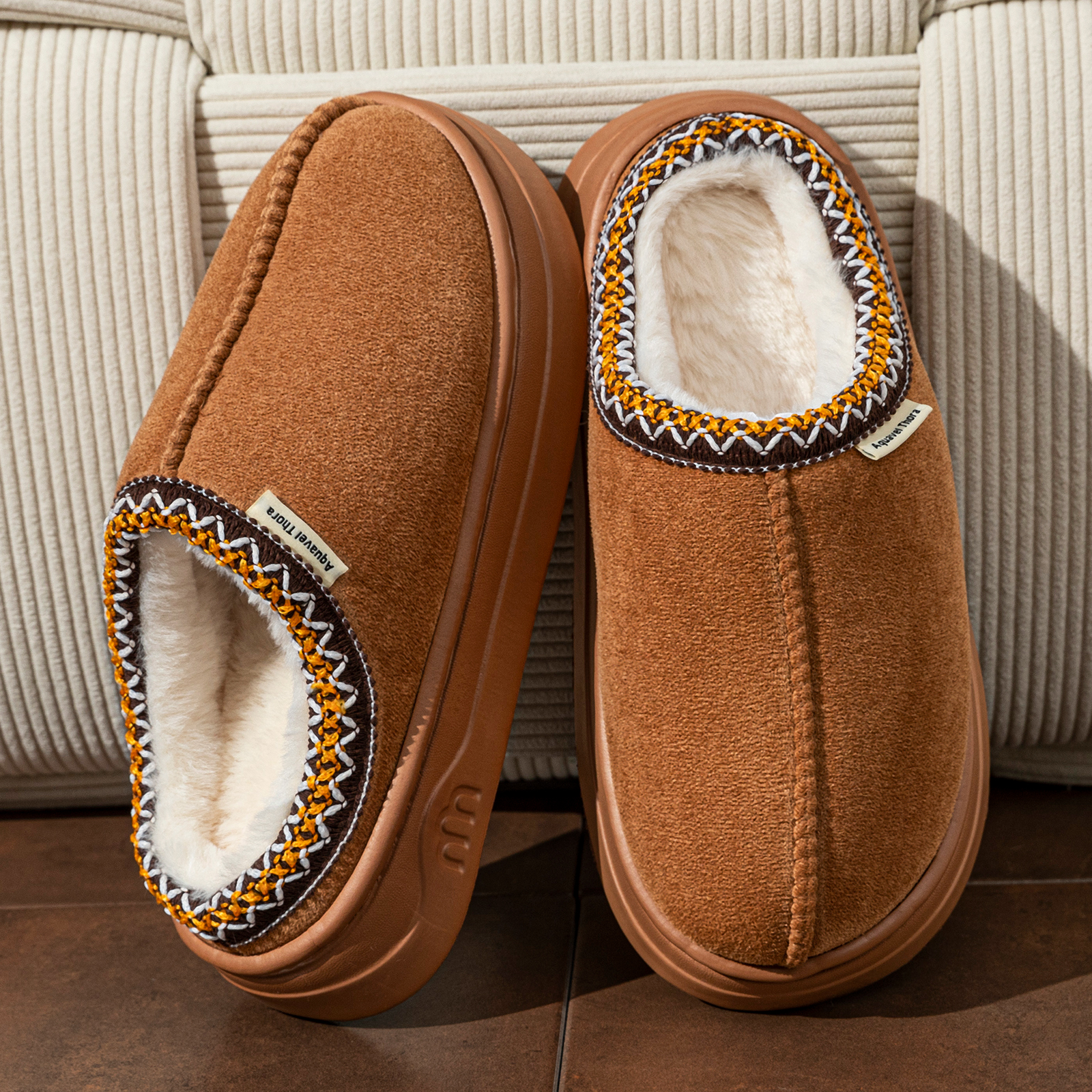 Men'S Fashion Shoes - Winter Women's Slippers Boots Fashion Fuzzy