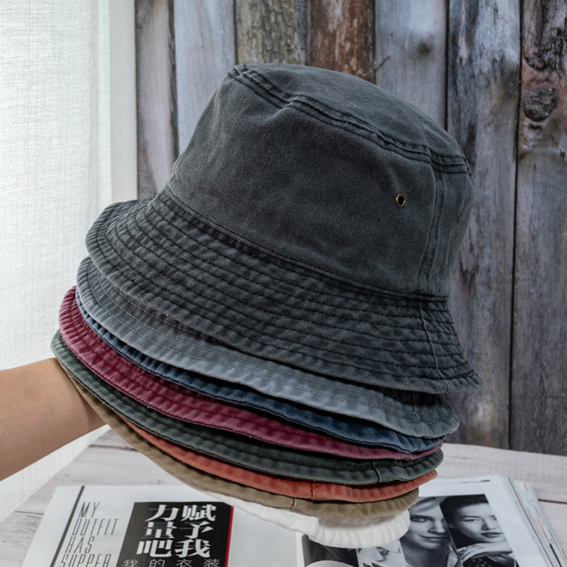 Mens Fashion Bucket Hat - New Unisex Bucket Hat Fashion Washed