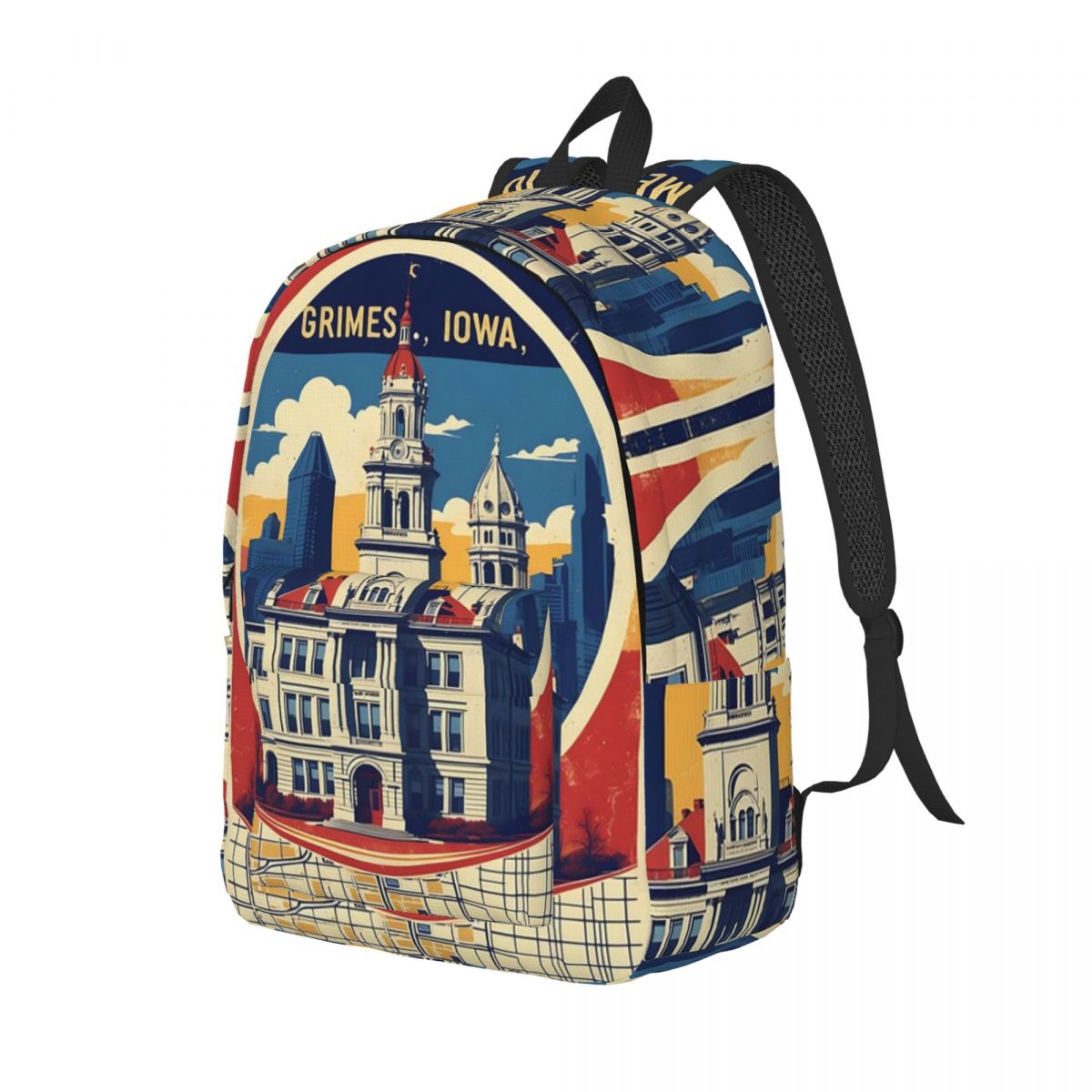 1950S Fashion Men'S - Grimes Iowa 1950s USA Student Backpack