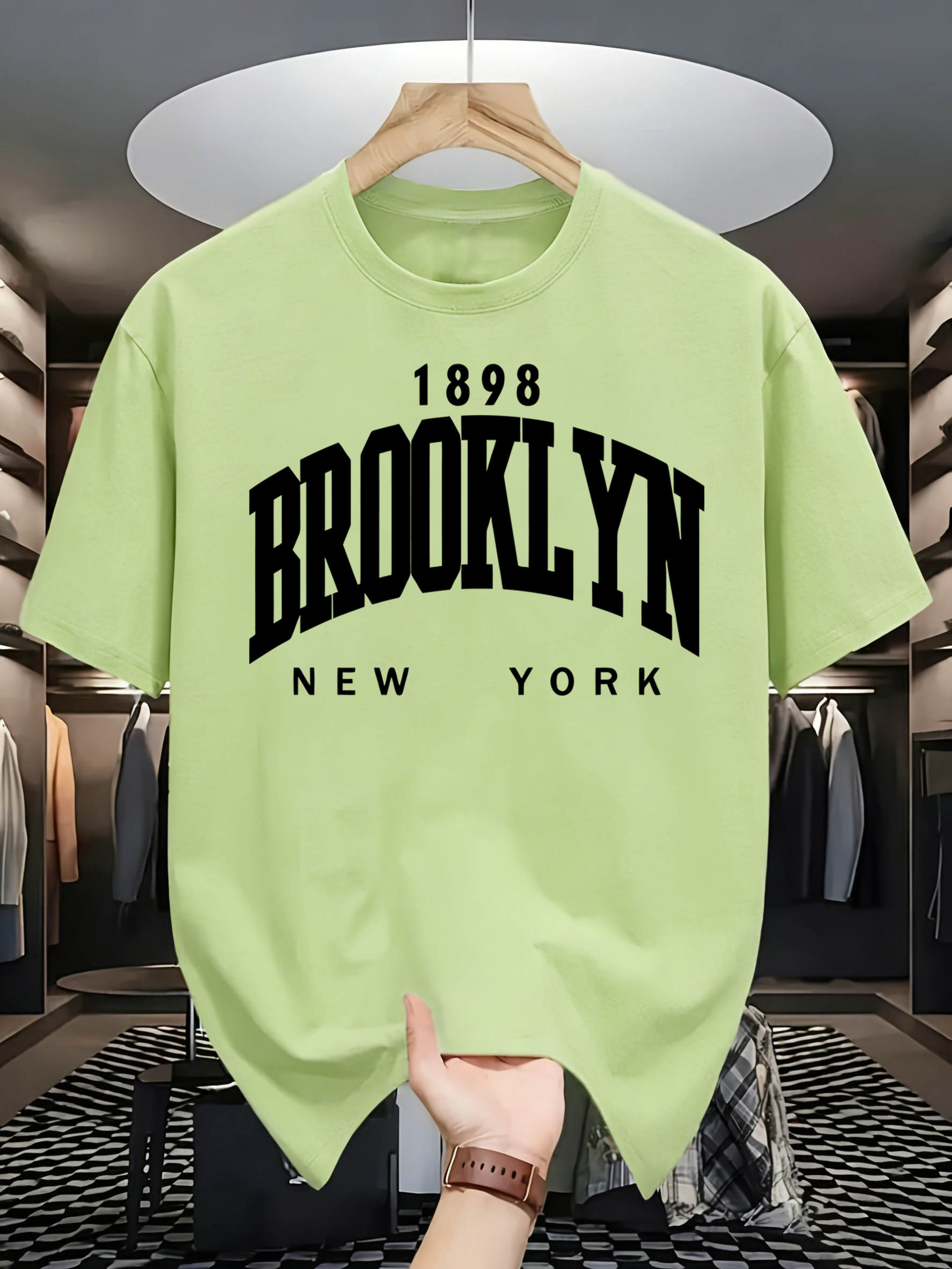 Men'S Fashion New York - Brooklun New York Letter Print Men