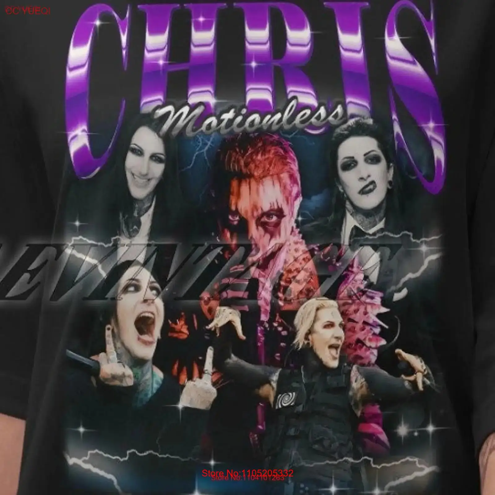 Mens Fashion In The 90S - Limited Chris Motionless Vintage T Shirt
