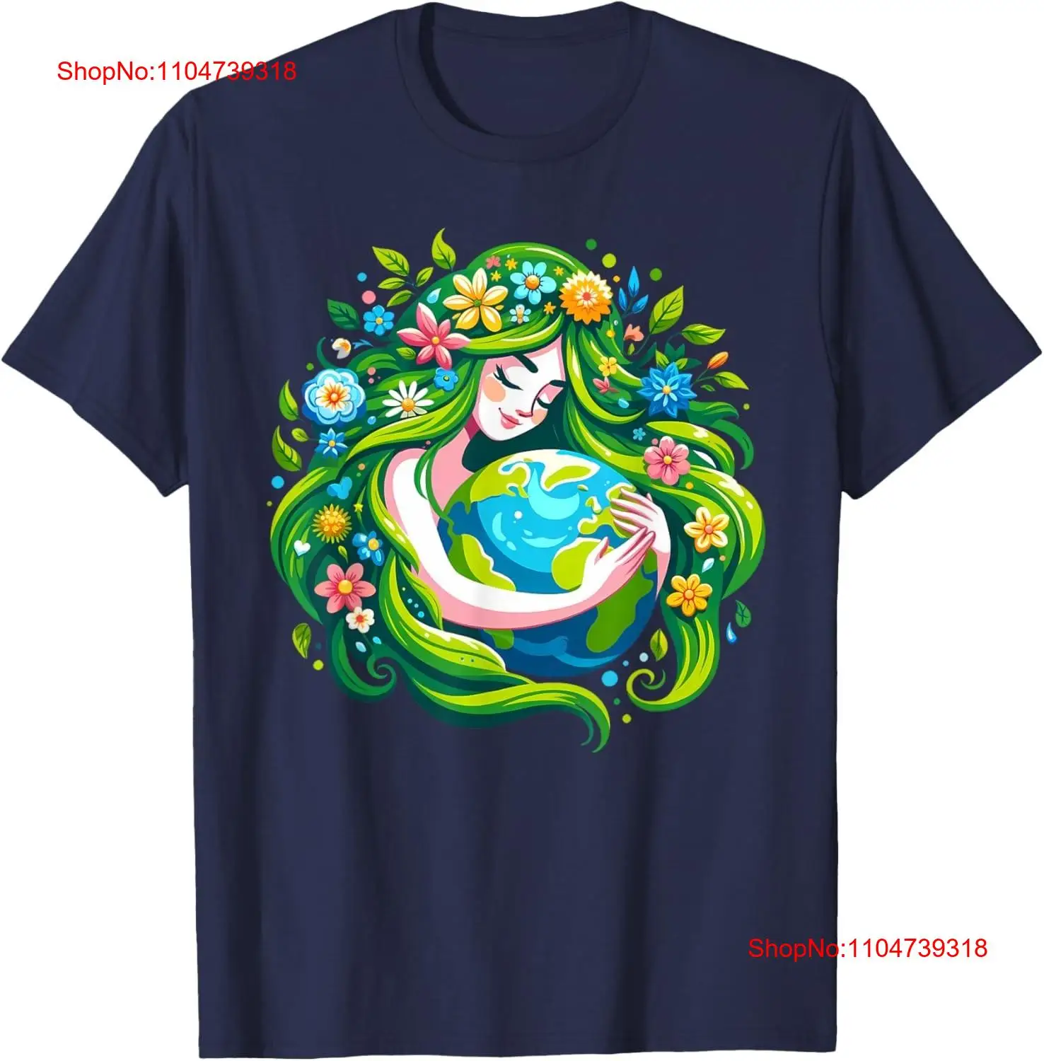 Men Fashion Kids - Green Goddess Earth Day Save Our