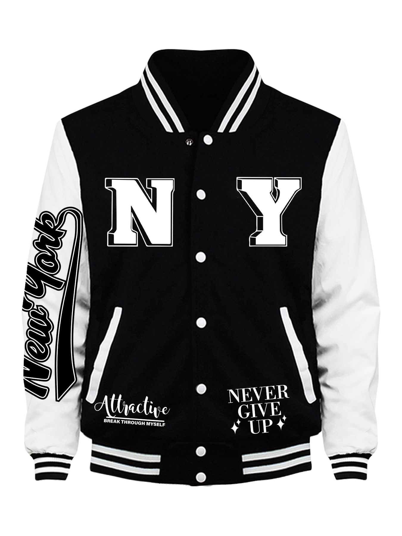 Men'S Fashion New York - New York City Never Give Up