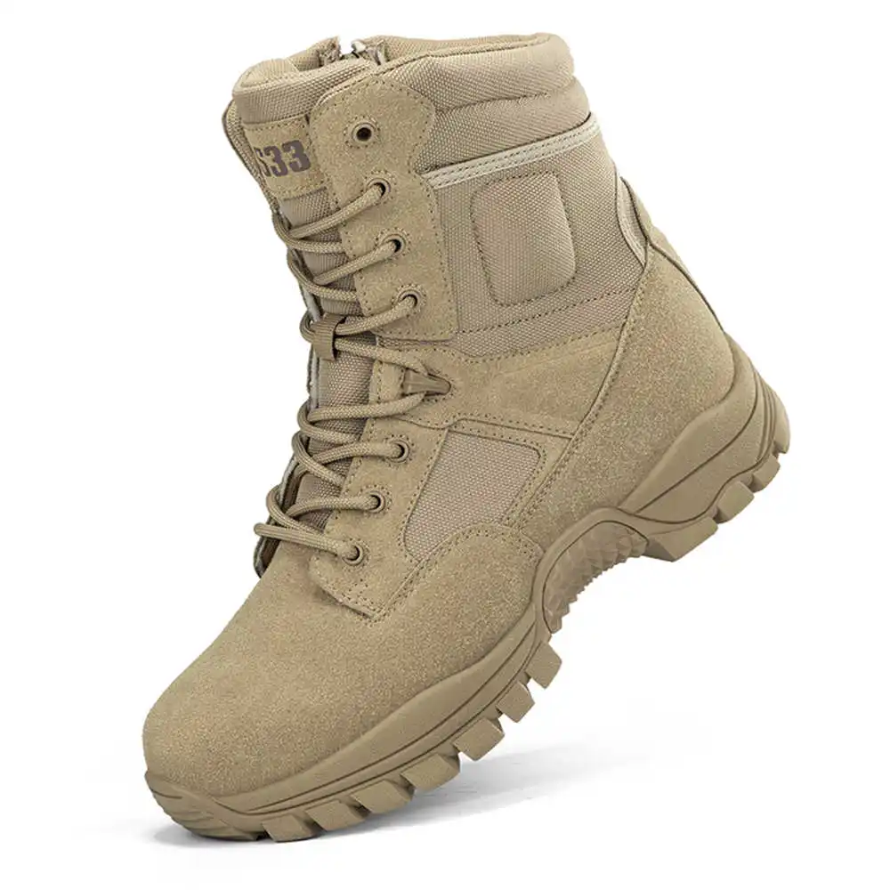 Men'S Fashion For Fat Guys - Nonslip Genuine Leather Hiking Boots Designer