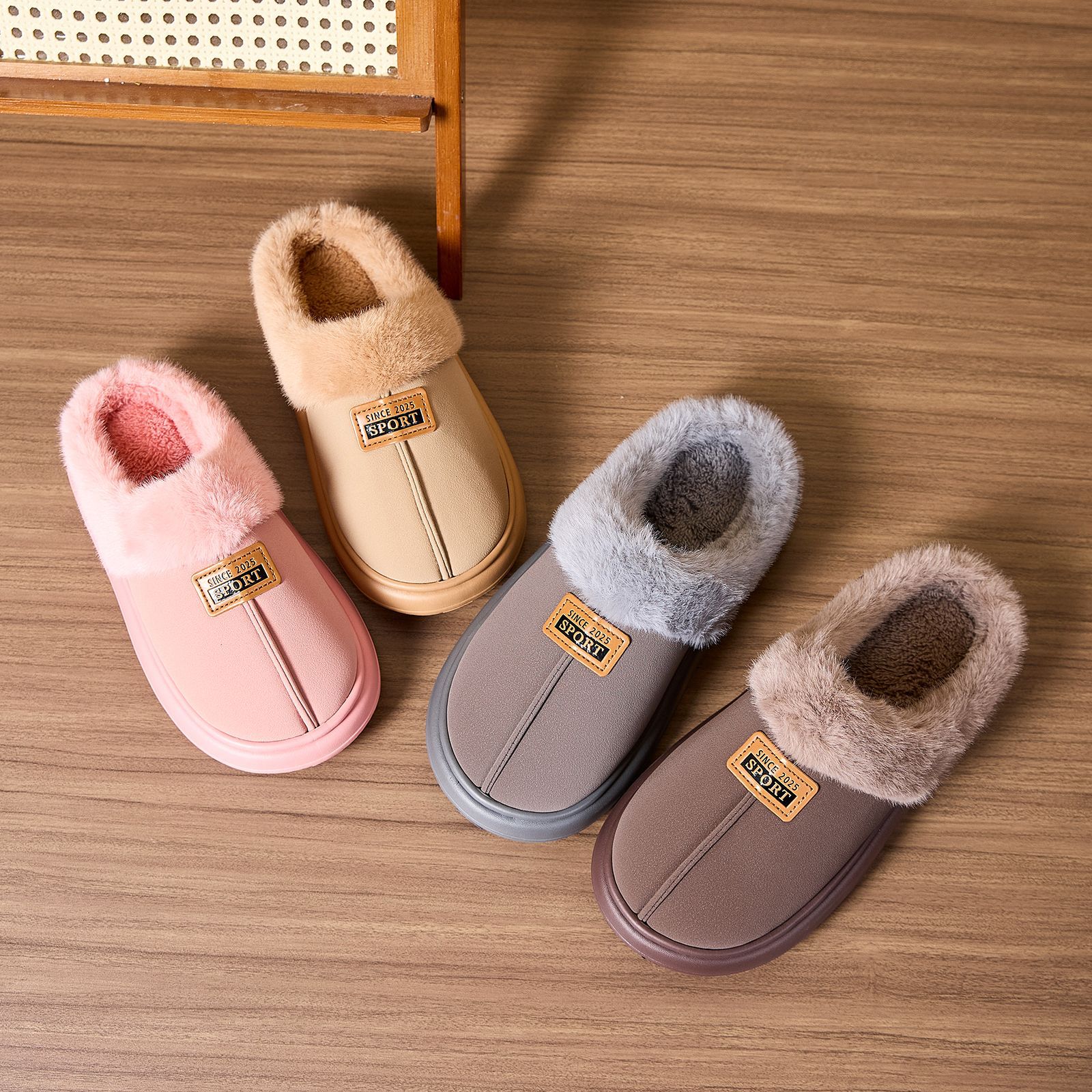 Mens Fashion Zapatos - Fashion Women's Winter Slippers Indoor and