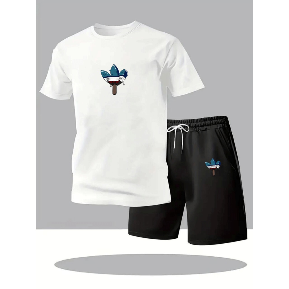 Men'S Fashion Course - Summer Men's Sets Fashion Tracksuit Men