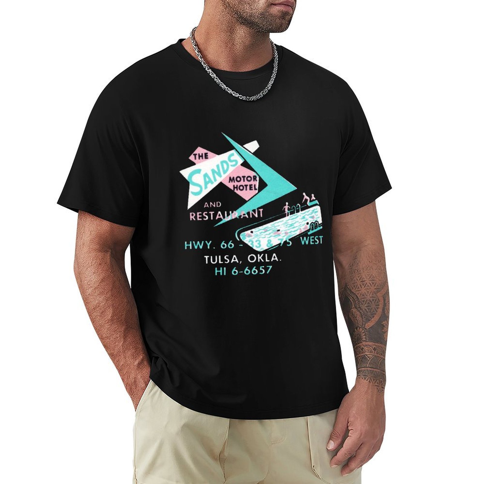 1950S Fashion Men'S - 1950s Sands Motor Hotel on Route