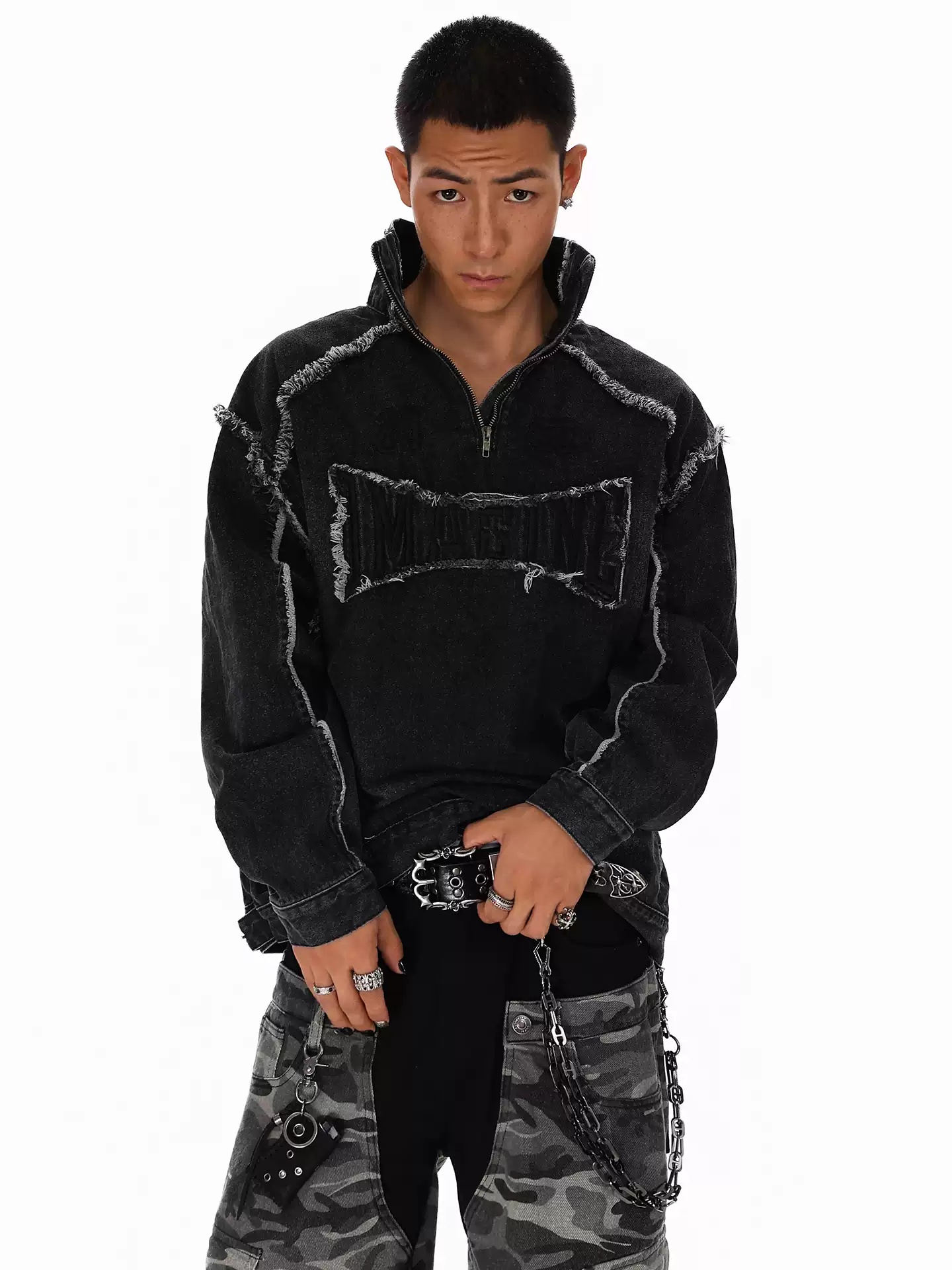 Mens Fashion Style - American Style High Street Splicing For