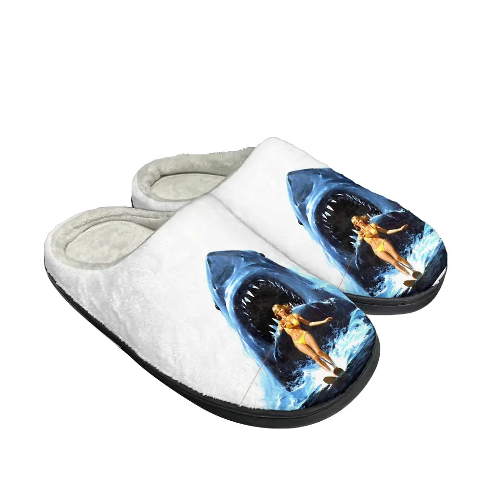 Men'S Fashion Shoes - Movie Jaws Fashion Cool Cotton Slippers