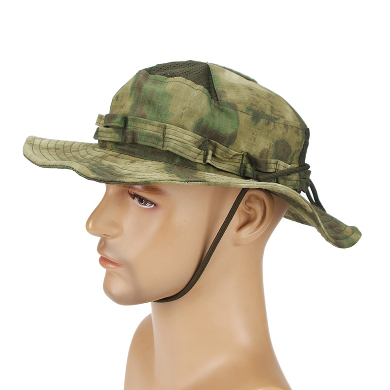 Mens Fashion Bucket Hat - FG atacs Camouflage Boonie Hat Outdoor