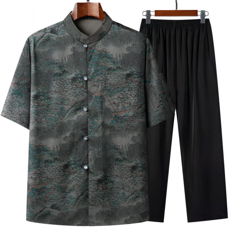 Mens Fashion Style - （Shirts+Pants） 2026 Summer Men Fashion Trend