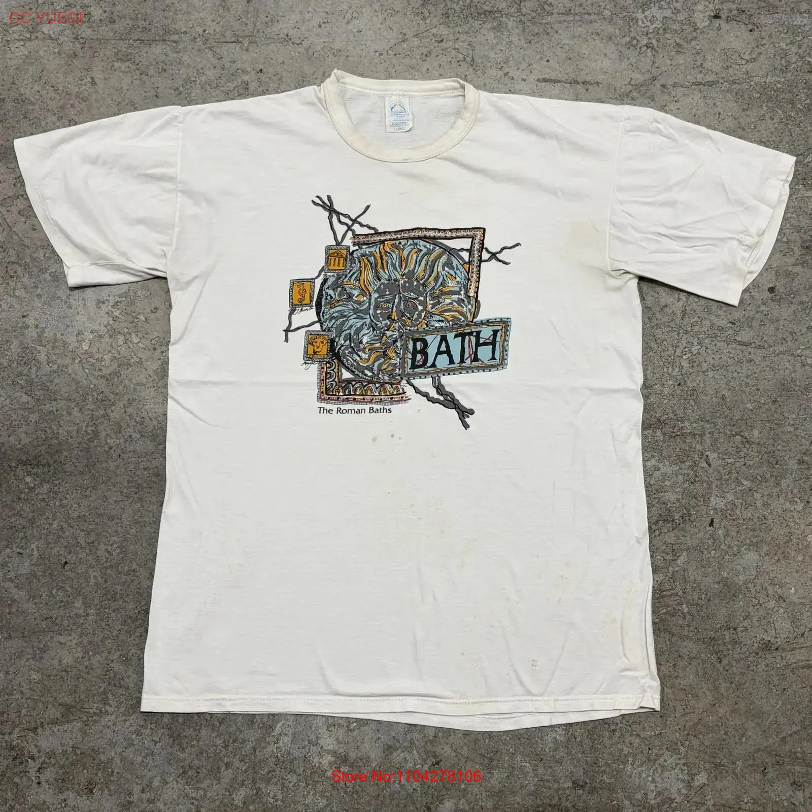Mens Fashion In The 90S - Vintage Roman Baths Bath T Shirt