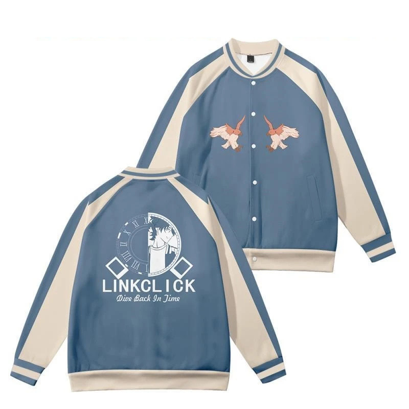 Bomber Jacket Men - Link Click 3D Baseball Jacket –
