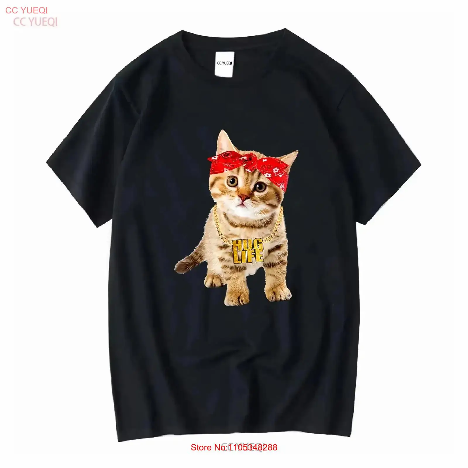 Men'S Fashion Gold Chain - Hug Thug Gangster Life Gold Chain