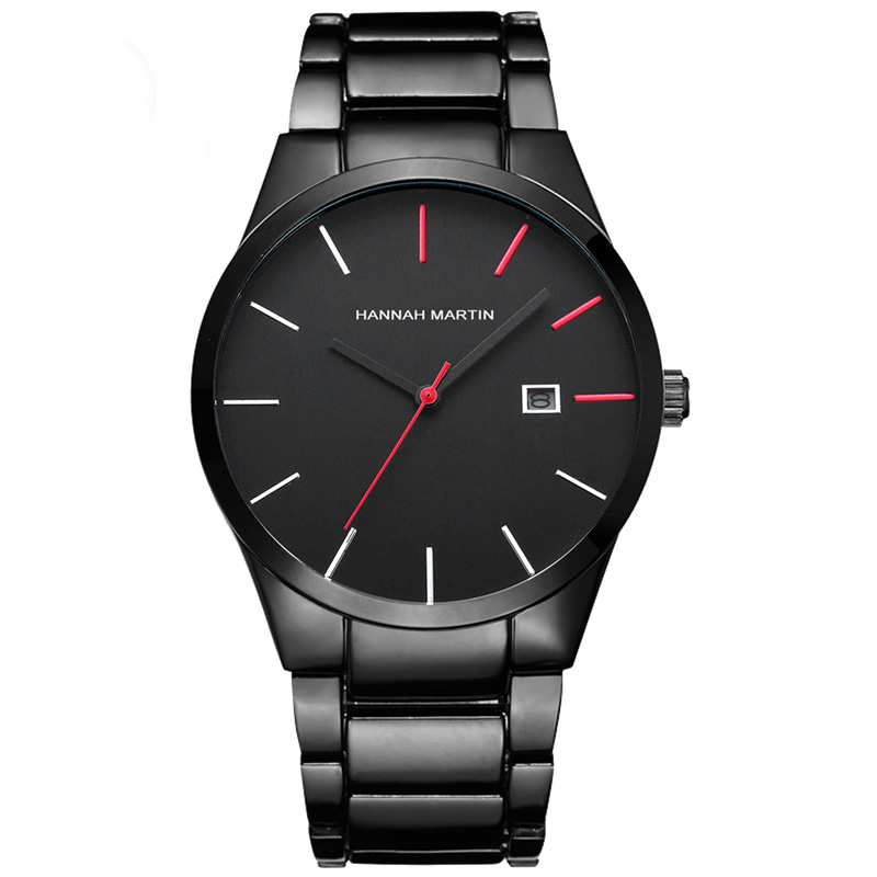 Fashion Men Vogue - 2018 Quartz Creative Vogue Red&Black Stainless