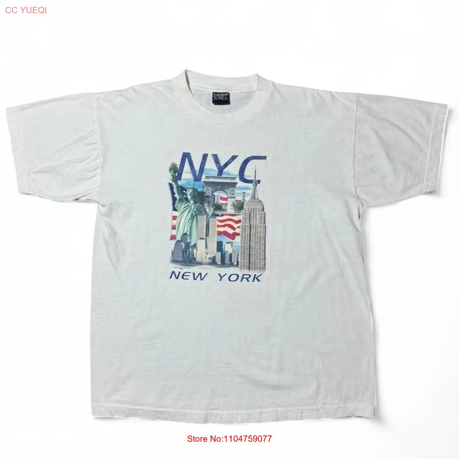 Men'S Fashion New York - Vintage Y2K New York Souvenir Twin