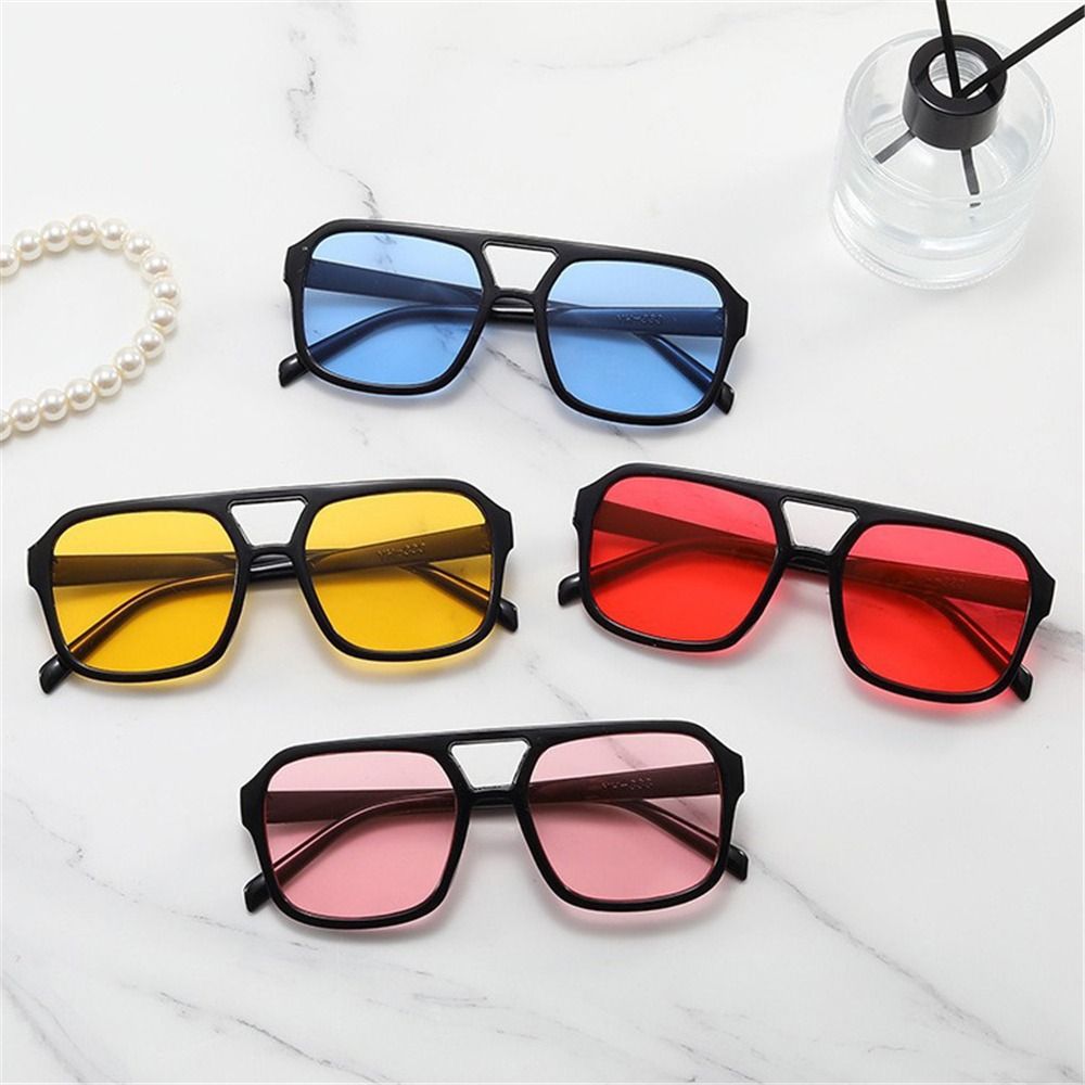 Men'S Fashion Glasses - Vintage Ins Style Square Aviation Sunglasses
