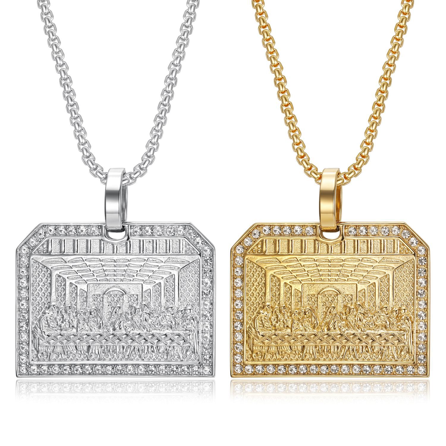 Fashion Men Vogue - Hip Hop last dinner Pendant Necklace