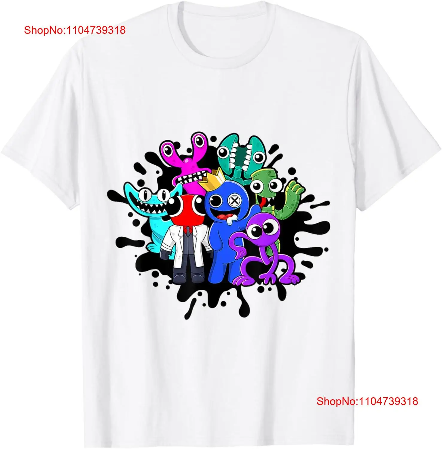 Men Fashion Kids - Rainbow Friend Costume For Kids T