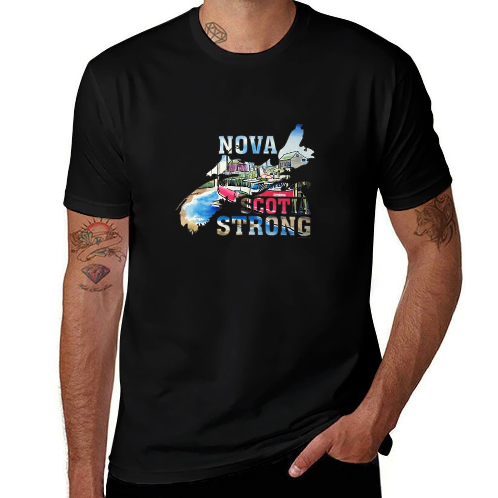 Men'S Fashion Nova - Scotia Strong Nova Scotia Nova T-Shirt