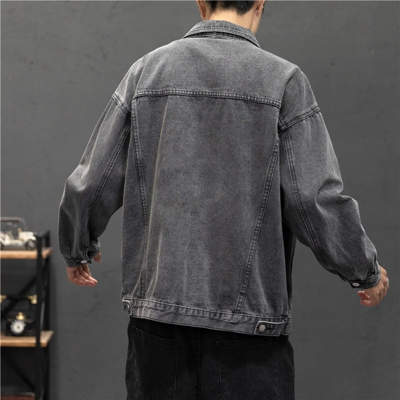 New Denim Jacket Men Vintage J - Bomber Jacket Men avis et prix