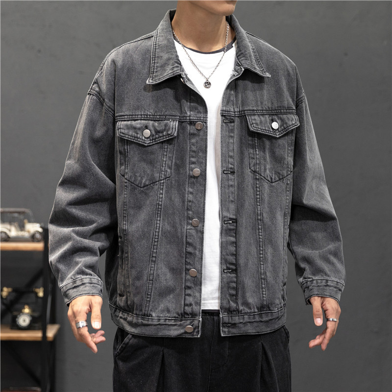 New Denim Jacket Men Vintage J - Bomber Jacket Men avis et prix