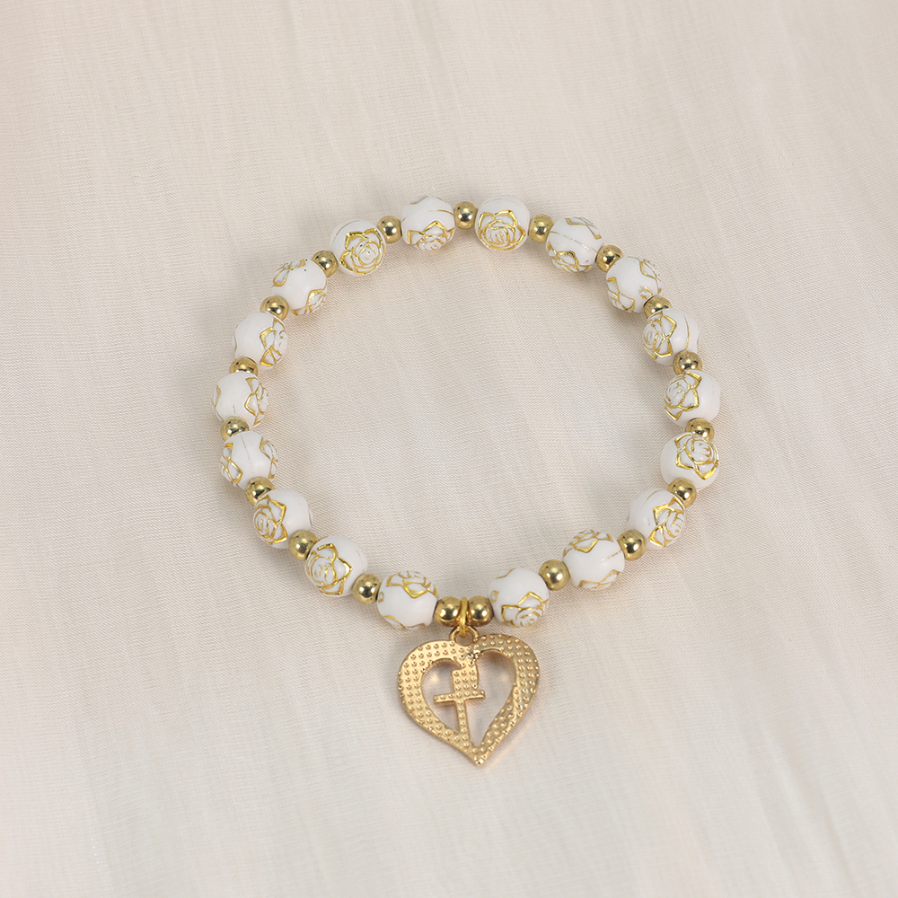 Exquisite Heart shaped cross R - Fashion Men Vogue avis et prix