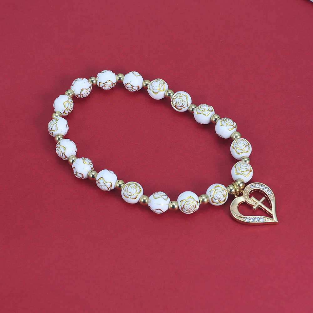 Exquisite Heart shaped cross R - Fashion Men Vogue avis et prix