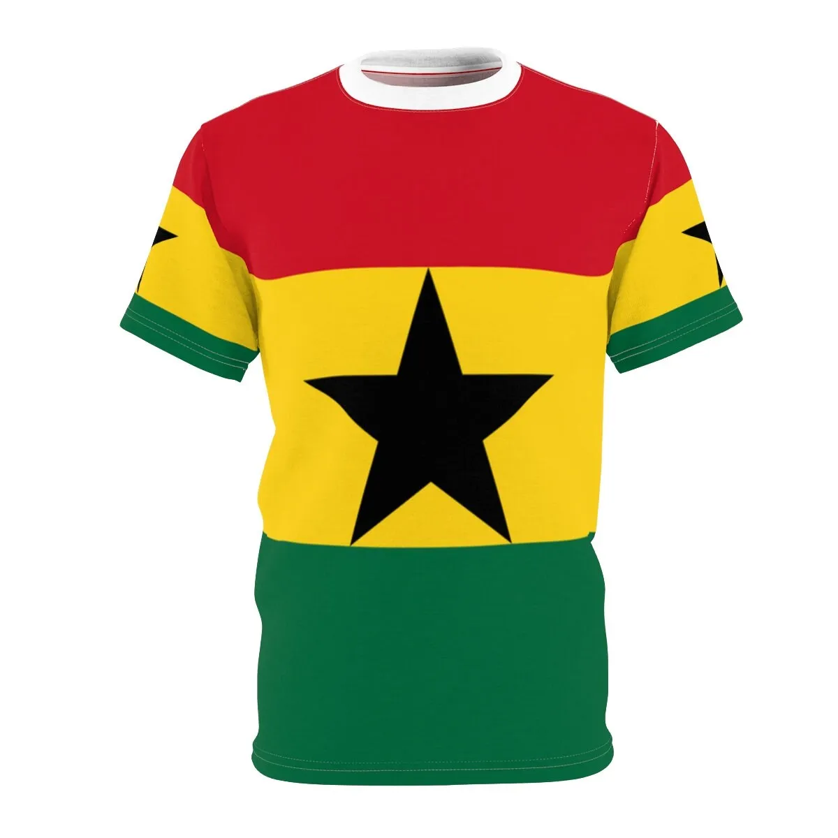 Abstract Vintage Ghana Flag 3D - Mens Fashion Dress Shirts avis et prix