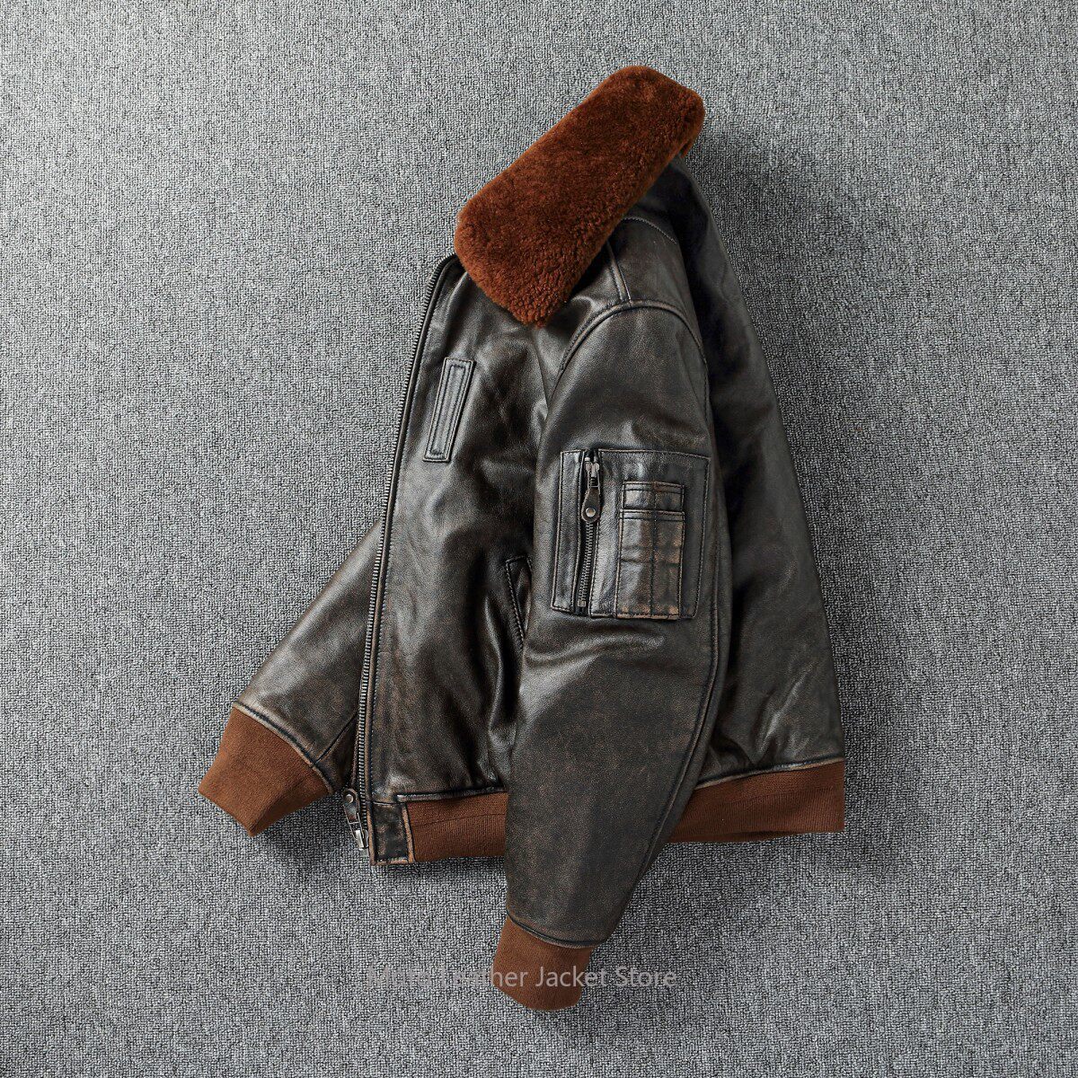 B-15 Flight Jacket Quilted Gen - Bomber Jacket Men avis et prix