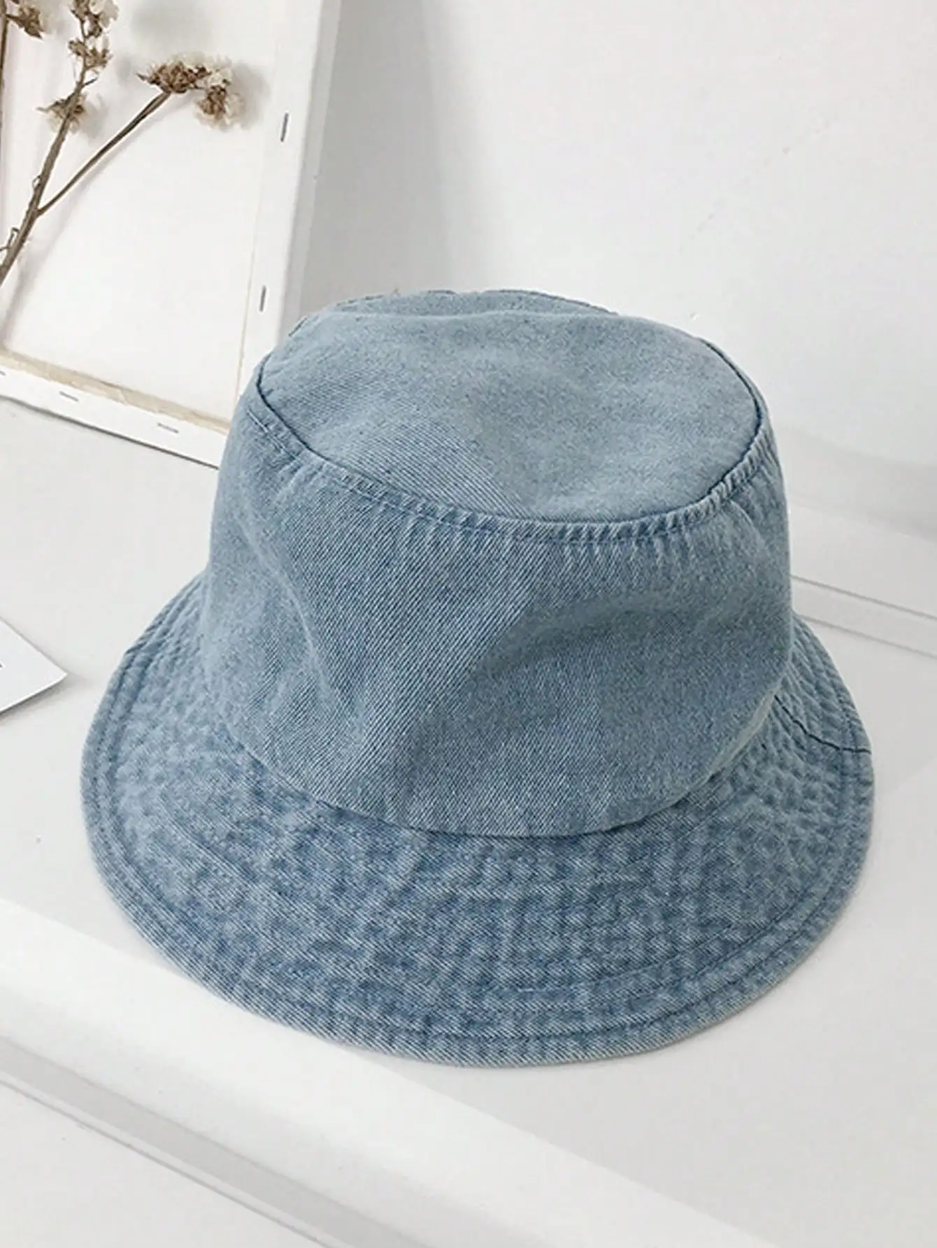 Korean Style Wide Brim Bucket  - Mens Fashion Bucket Hat avis et prix