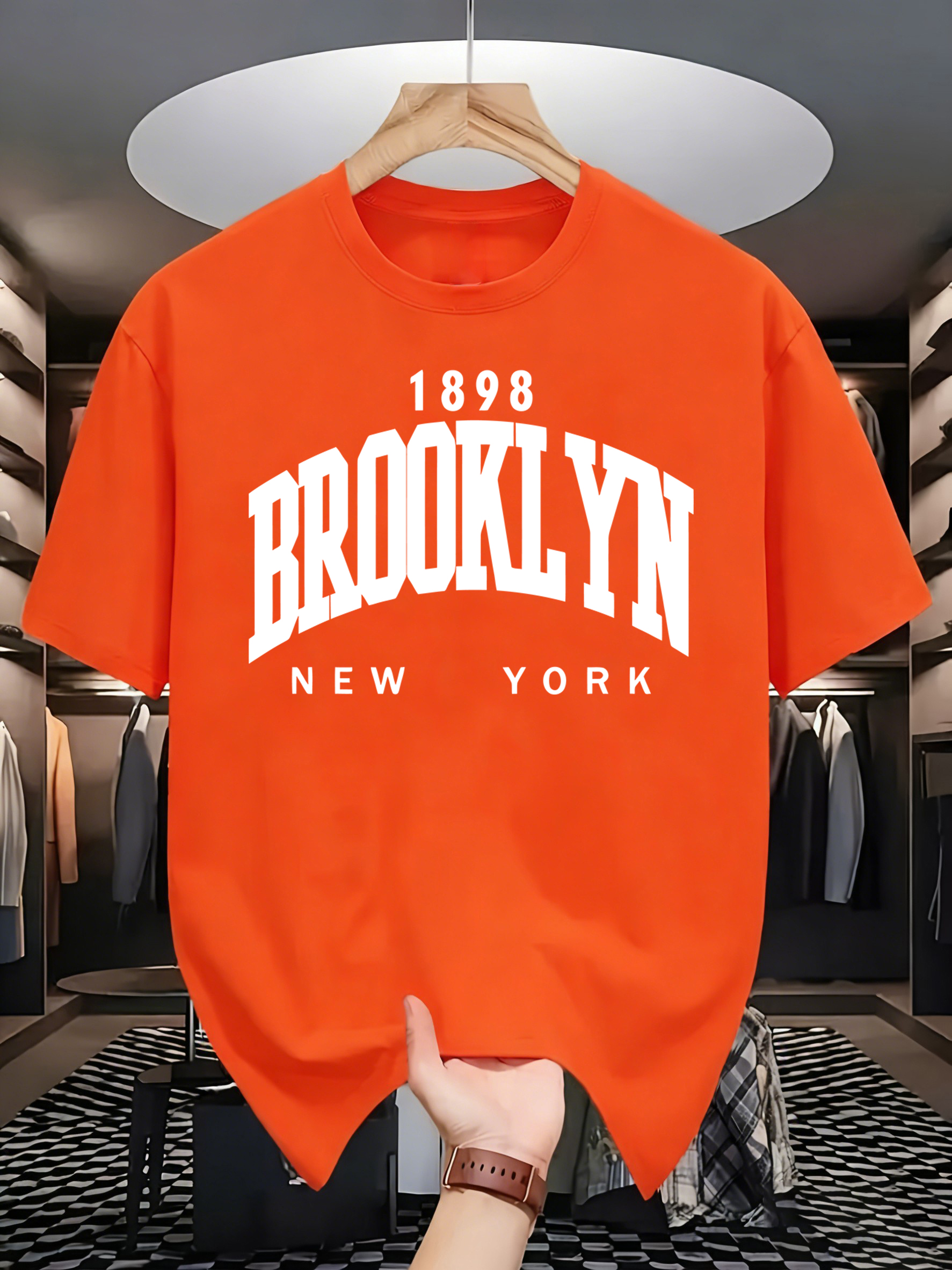 Brooklun New York Letter Print - Men'S Fashion New York avis et prix