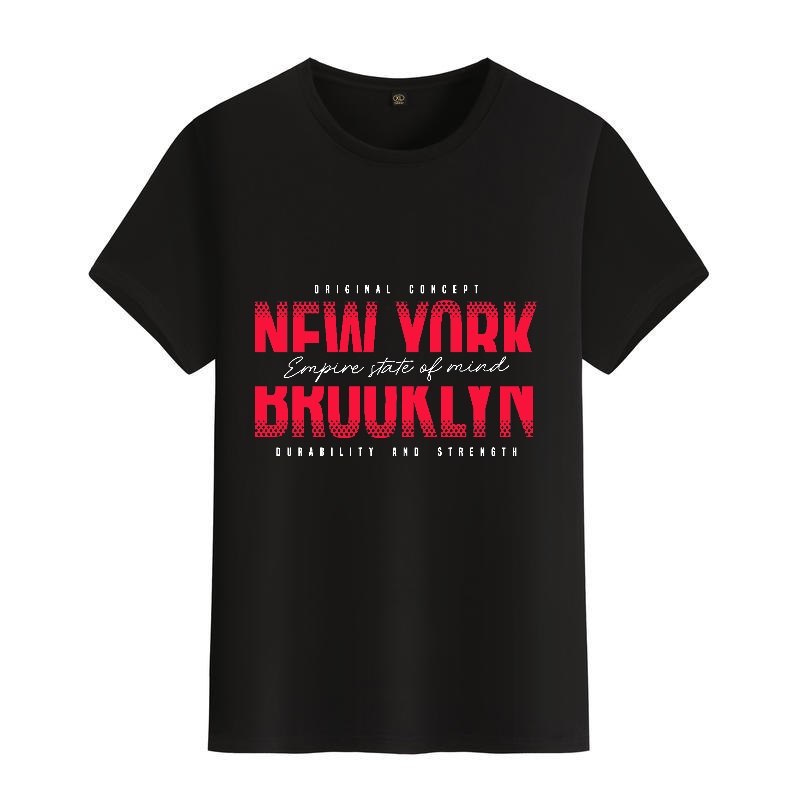 Men's Black Round-Neck Short-S - Men'S Fashion New York avis et prix