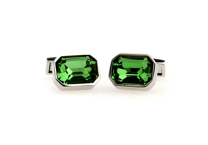 SpringGreen Glass Crystal Cuff - Mens Fashion Dress Shirts avis et prix