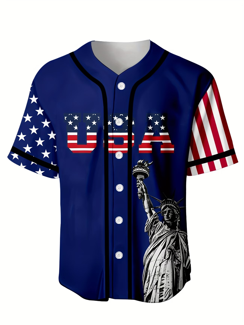 Baseball Jersey USA 250 Baseba - Mens Fashion Baseball Jersey avis et prix