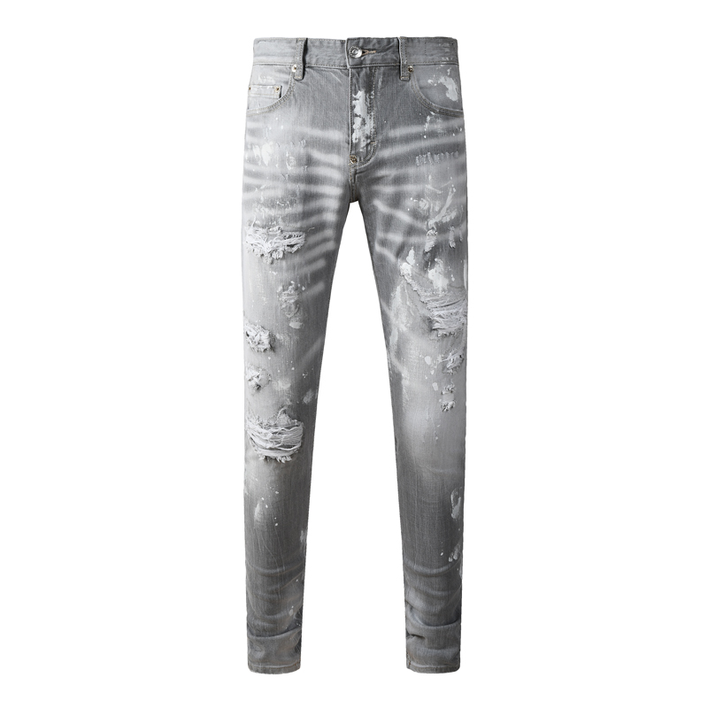 High Street Fashion Men's Ligh - Men'S Fashion Grey Jeans avis et prix