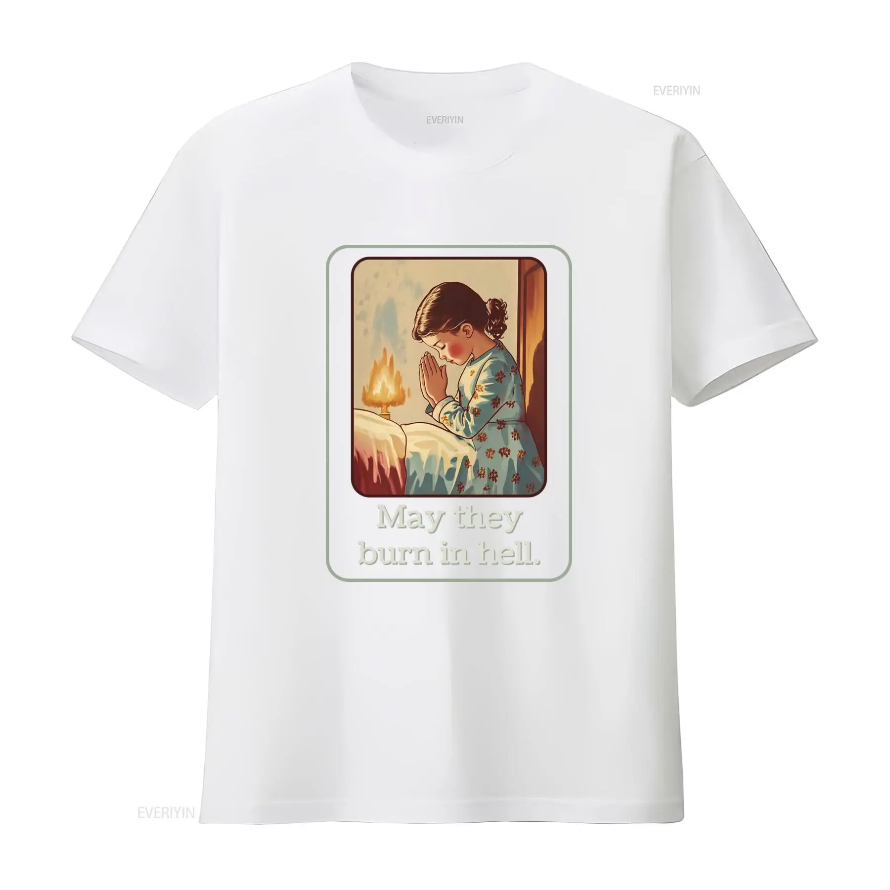 May They Burn In Hell T Shirt  - 1950S Fashion Men'S avis et prix