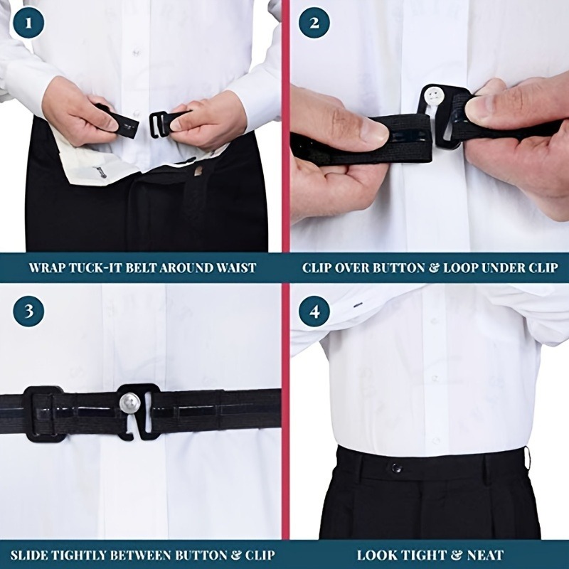 Adjustable Shirt Stays for Men - Mens Fashion Dress Shirts avis et prix