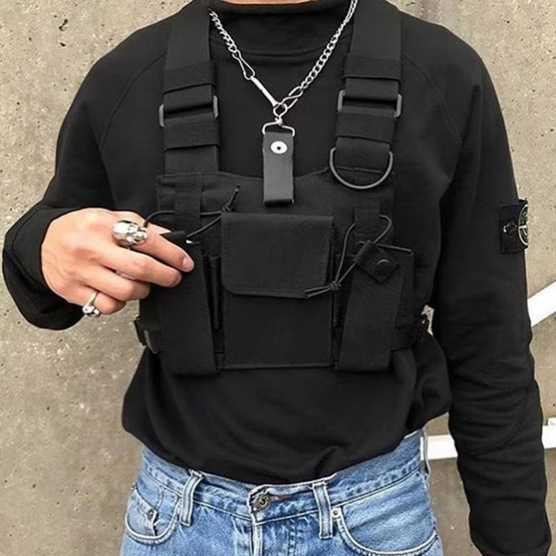 Functional Tactical Chest Bag  - Formal Waistcoat Vest avis et prix