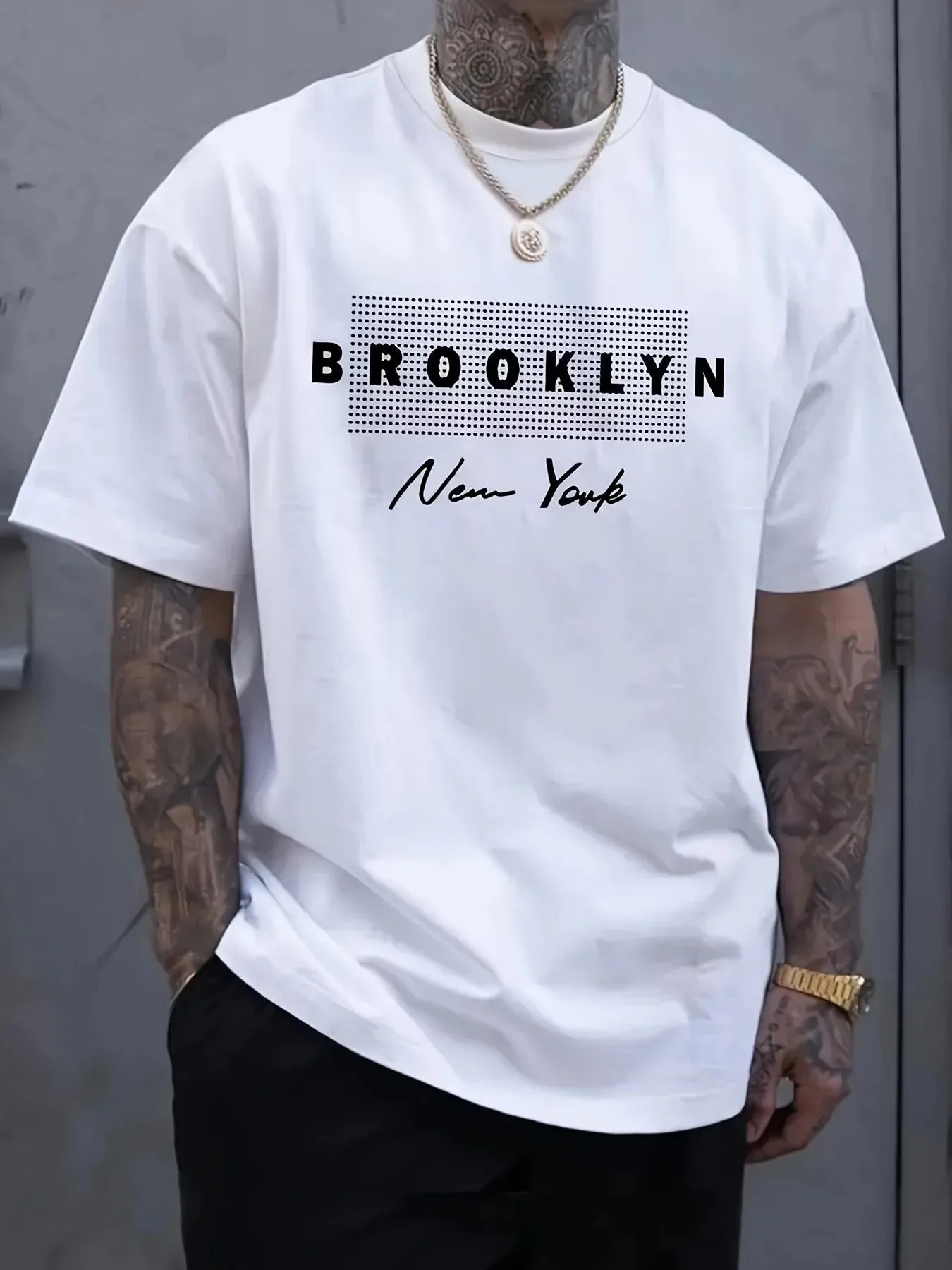 Men's New York Letter Printed  - Men'S Fashion New York avis et prix