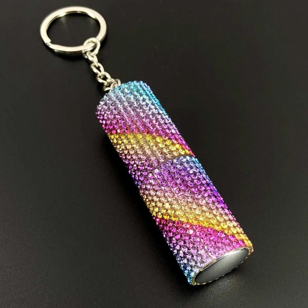 Luxury Rhinestone Keyring Port - Men'S Fashion Gold Chain avis et prix