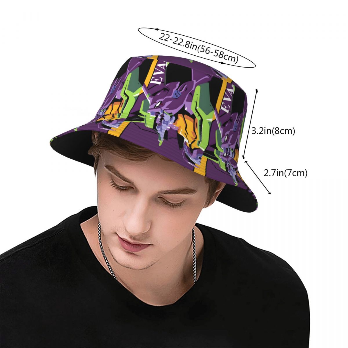 Custom Evangelion Manga Japan  - Mens Fashion Bucket Hat avis et prix