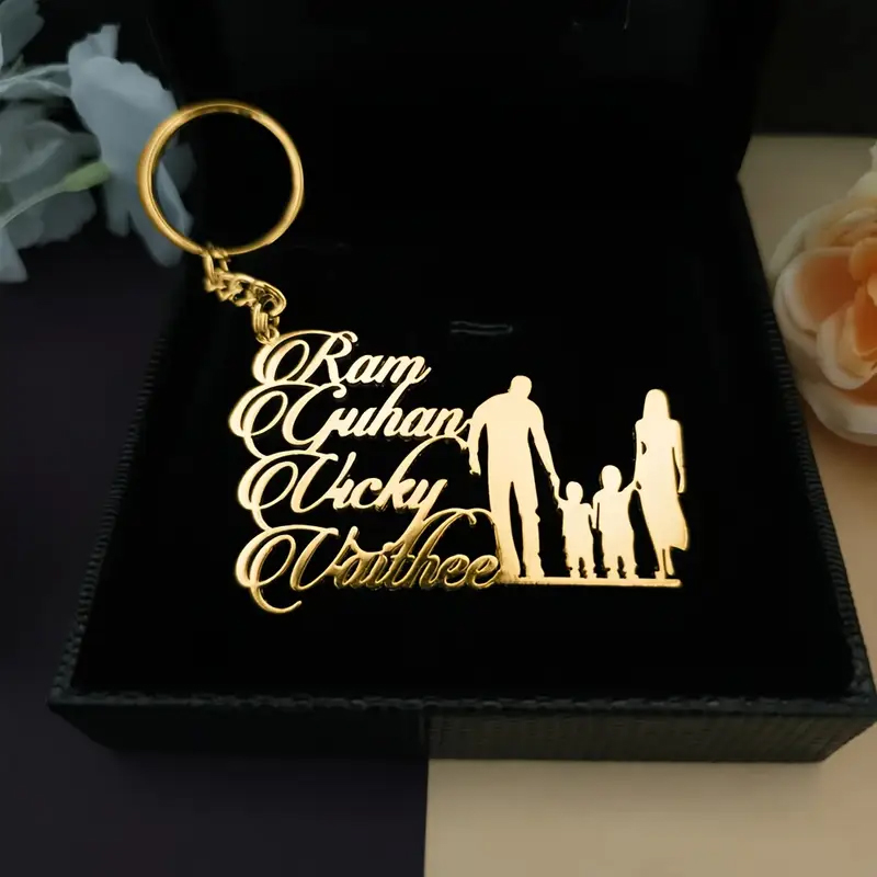 Custom Family Number Name Keyc - Men'S Fashion Gold Chain avis et prix