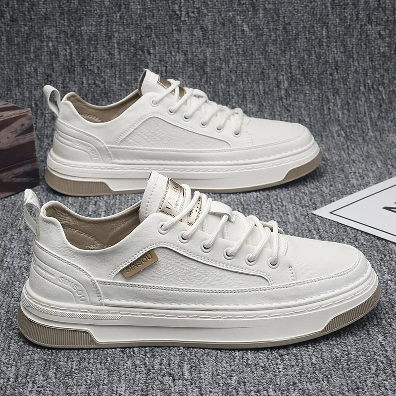 Fashion Casual Leather Shoes f - Mens Fashion Zapatos avis et prix