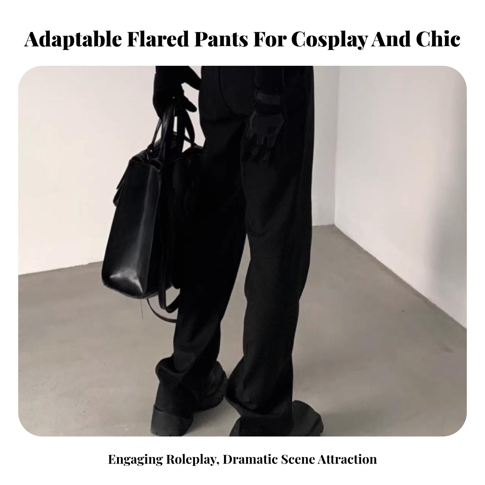 Split-Split-Leg Flaredd Trouse - Fashion Men Vogue avis et prix