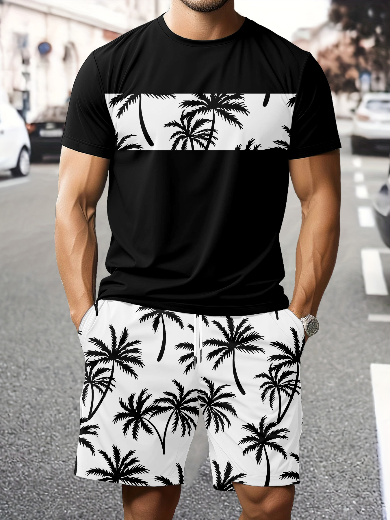 2026 Summer Fashion T-Shirt an - Men'S Fashion Course avis et prix