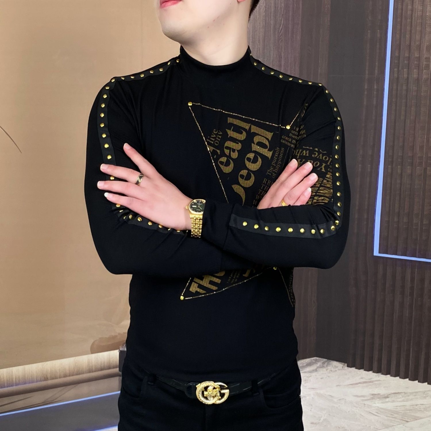 New long-sleeved tops for fash - Mens Fashion Style avis et prix
