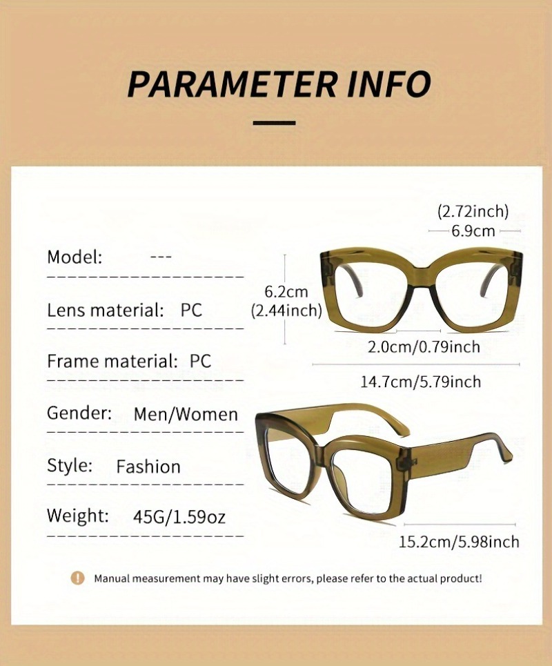 Oversized Square Sunglasses Wo - Men'S Fashion Glasses avis et prix