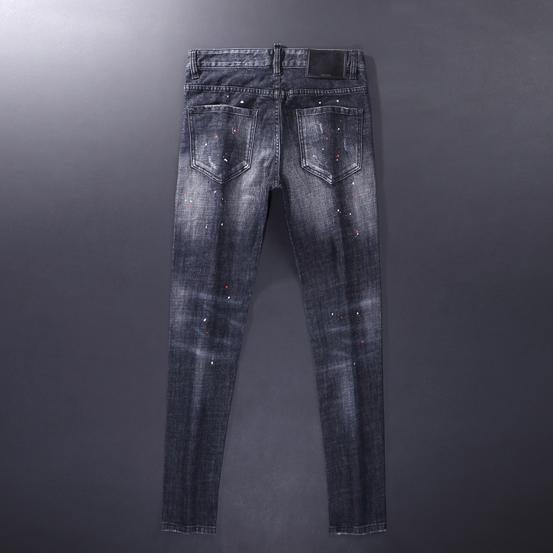 Y2K Street Fashion Men's Jeans - Men'S Fashion Grey Jeans avis et prix